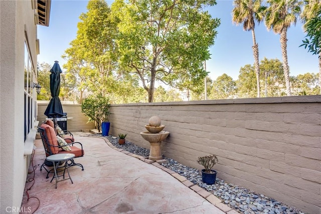 view of patio