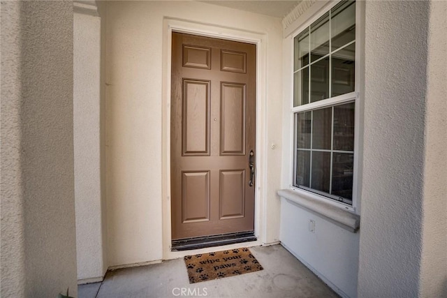 view of property entrance