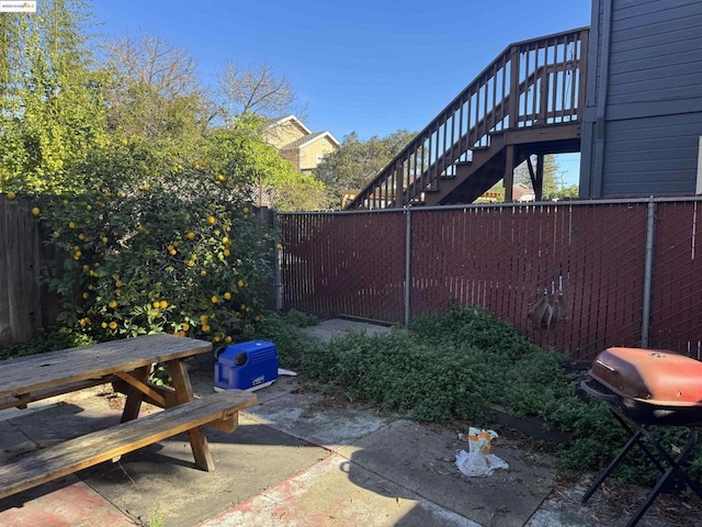 view of patio / terrace with grilling area