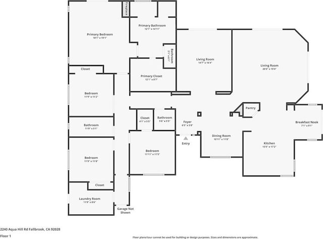 2240 Aqua Hill Rd, Fallbrook, CA 92028 - room layout