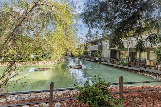 view of water feature