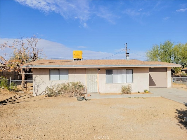 view of ranch-style home