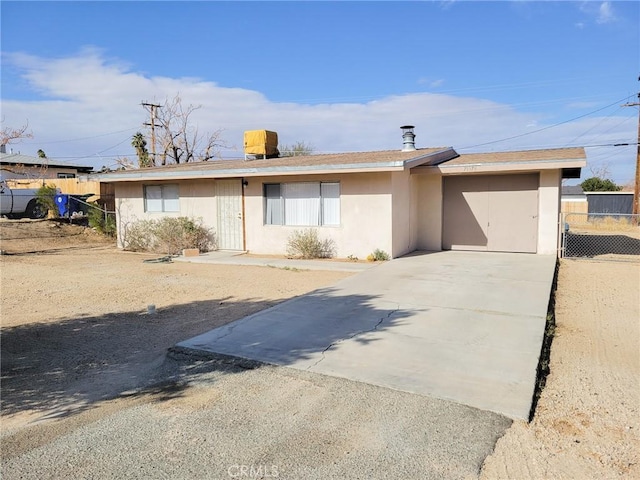 view of ranch-style house