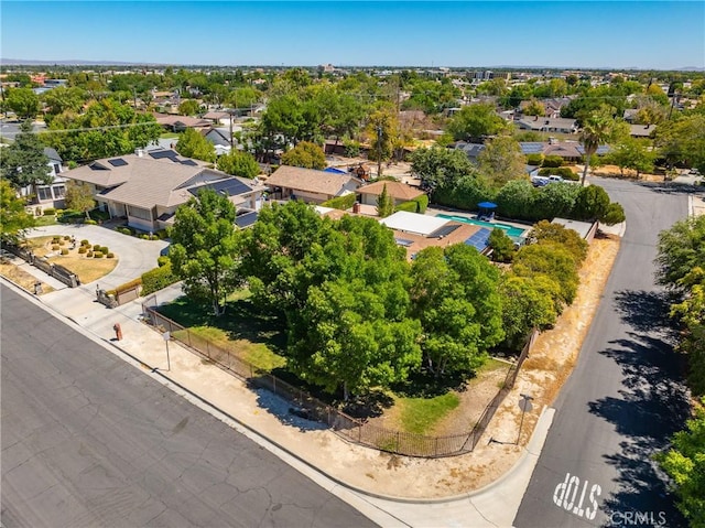 drone / aerial view featuring a residential view