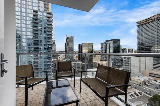 balcony with outdoor lounge area