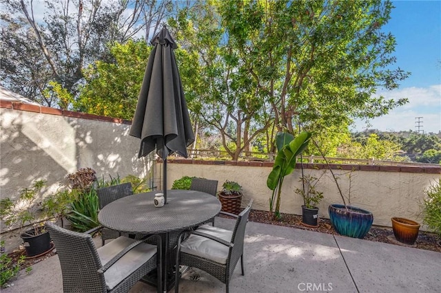 view of patio / terrace