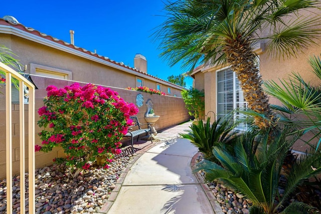 exterior space with a patio area