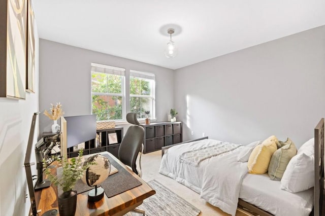 bedroom featuring carpet floors