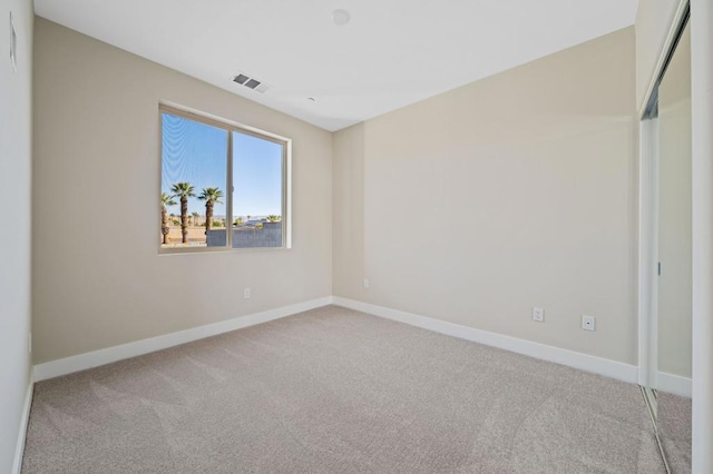 unfurnished bedroom with carpet flooring