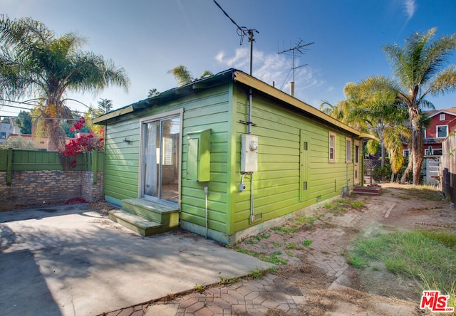 view of outbuilding