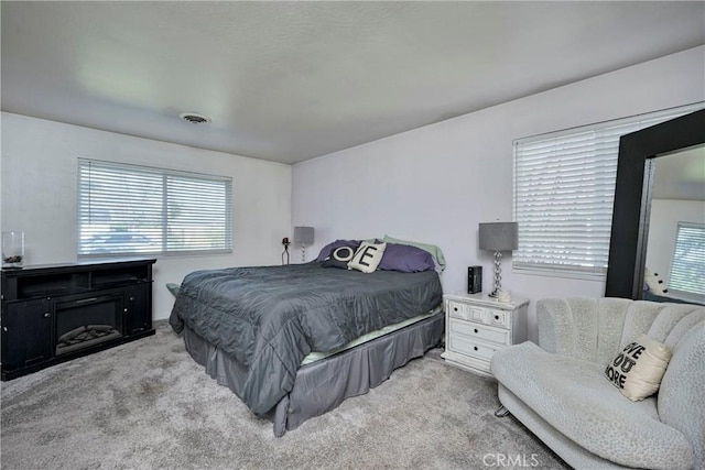 18078 Spyglass Rd, Hidden Valley Lake, CA 95467 - bedroom featuring visible vents and light carpet