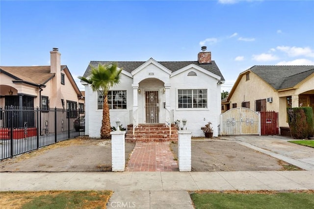 view of bungalow-style home