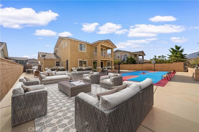 view of patio / terrace with outdoor lounge area