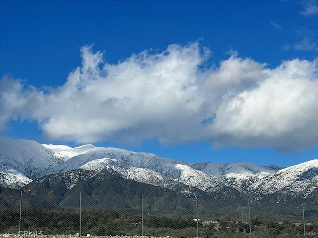 view of mountain feature