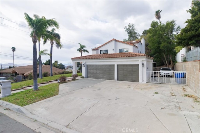 view of mediterranean / spanish house