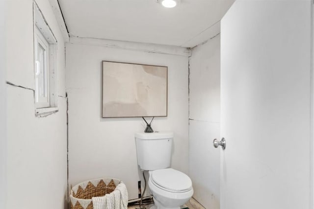 bathroom featuring toilet