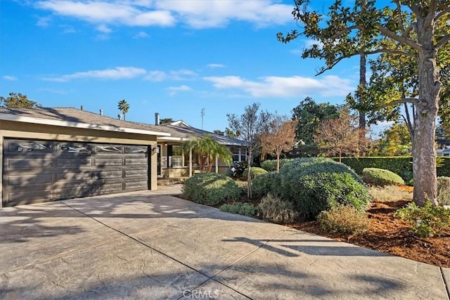 ranch-style house with a garage