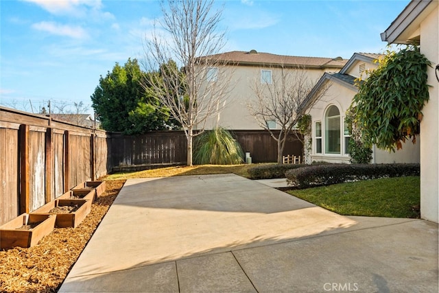 exterior space with a patio