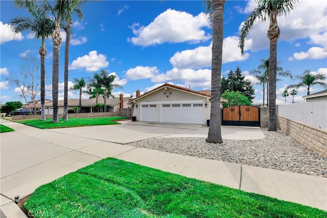 ranch-style house with a garage