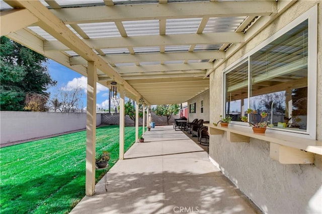 view of patio