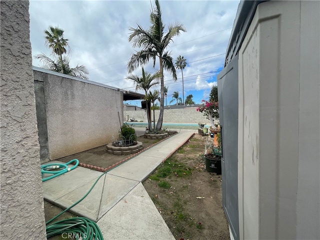 exterior space featuring a patio