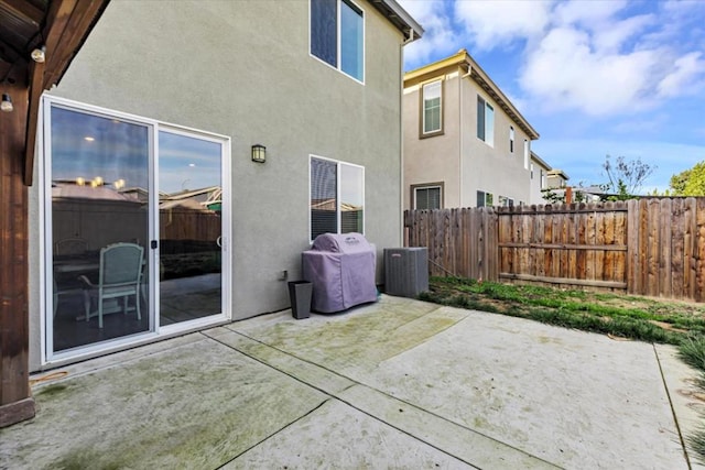 rear view of property with a patio