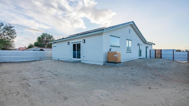 view of rear view of house