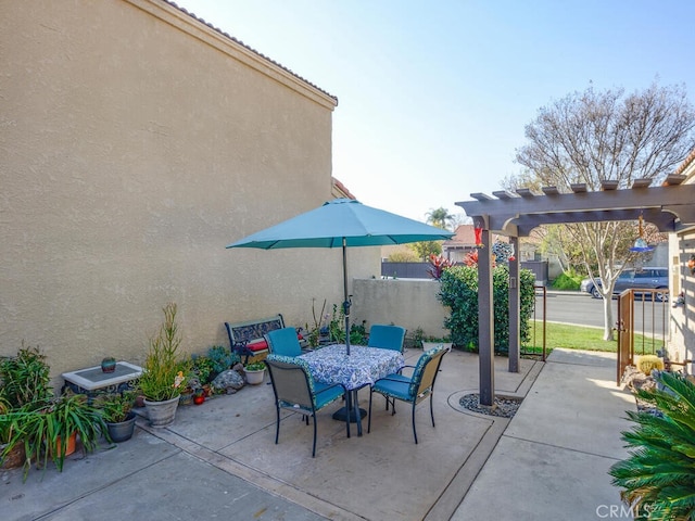 view of patio