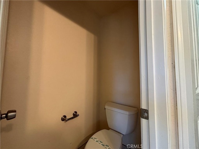 bathroom featuring toilet