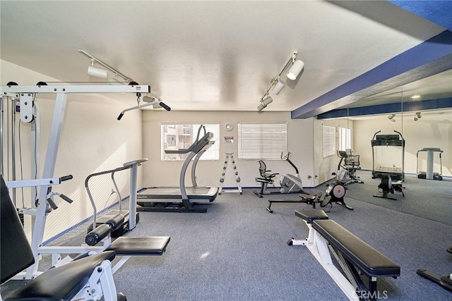 view of exercise room