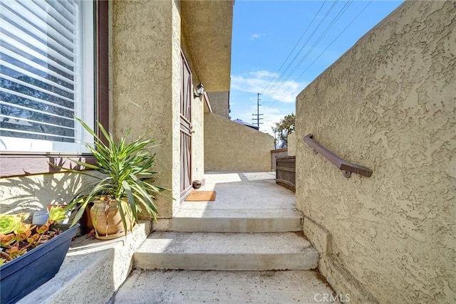 view of staircase