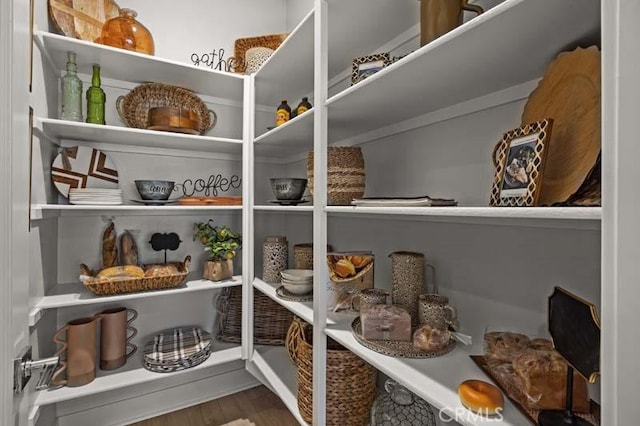 view of pantry