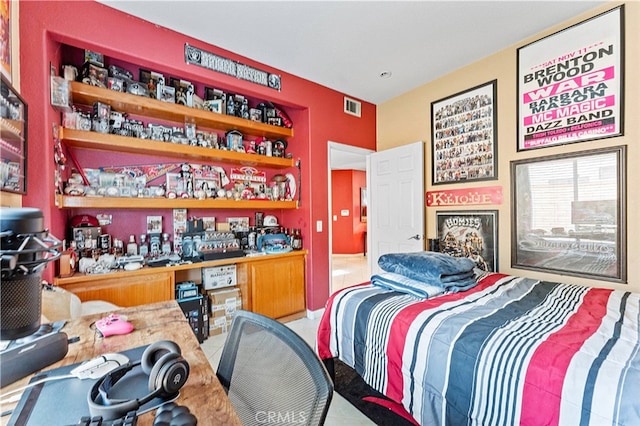 bedroom featuring indoor bar