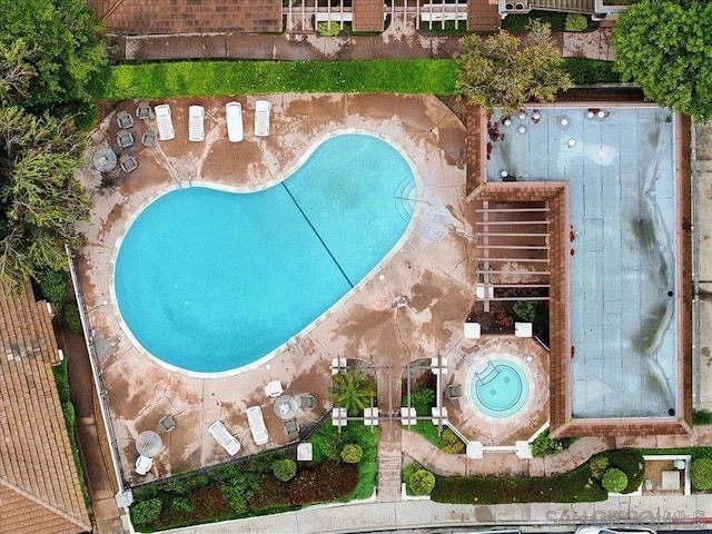 view of pool