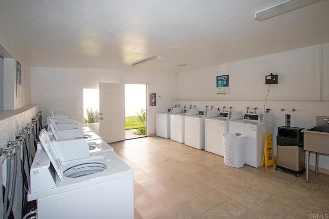 laundry room with washer and dryer