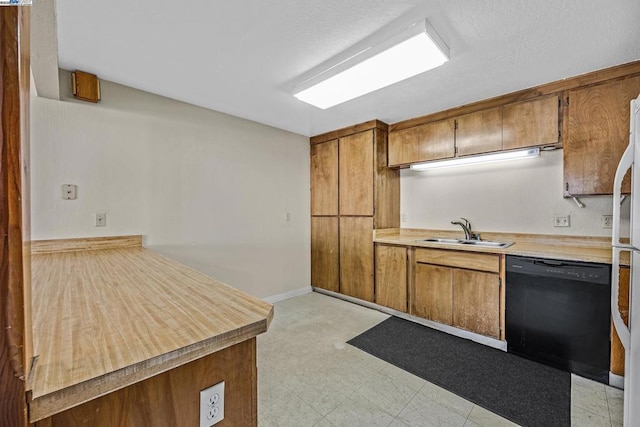 kitchen with dishwasher and sink