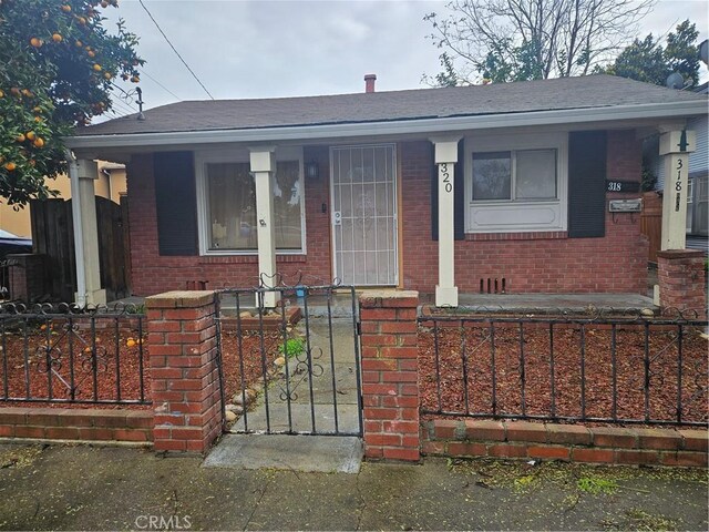 bungalow with covered porch