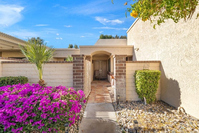 view of entrance to property