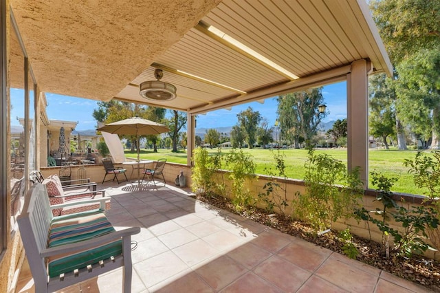 view of patio