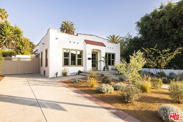 view of mediterranean / spanish house