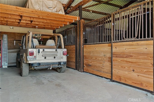 view of stable