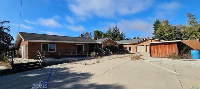 view of ranch-style house