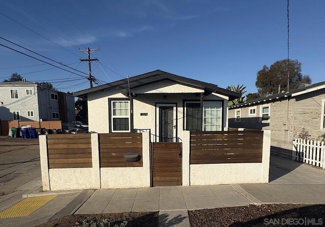 view of bungalow-style home