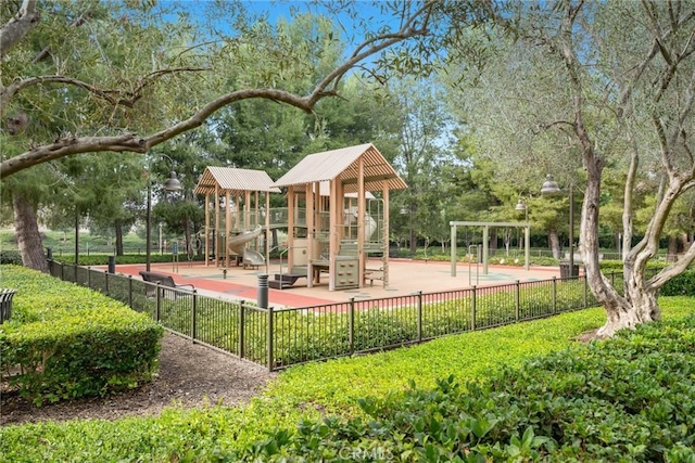 view of jungle gym