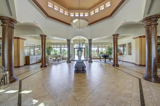 view of community lobby