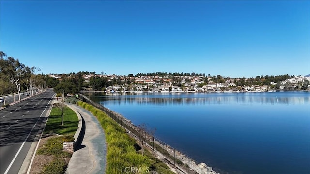 property view of water