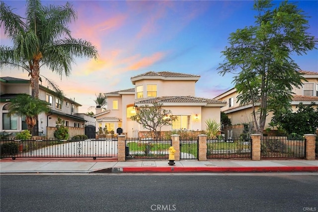 view of mediterranean / spanish house