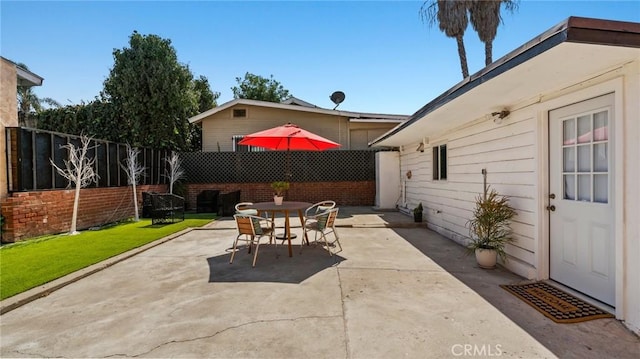 view of patio / terrace