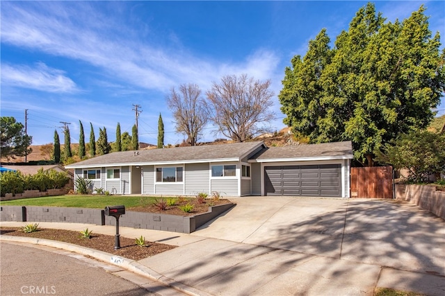 ranch-style house with a garage