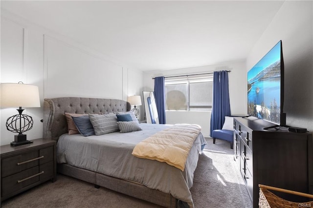 bedroom featuring carpet floors